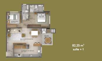 Imagem: Com ótima posição solar. 2 dormitórios