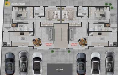 Imagem 5: Apartamento com 2 dormitórios à venda, 69 m² por R$ 410.000,00 - Tabuleiro - Barra Velha/S