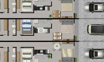 Imagem 6: Casa Nova Geminada Terrea C/02 Quartos No Jardim Paraiso!