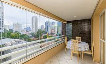 Imagem 2: Apartamento à venda na Vila Olímpia, 137m², 3 suítes, lareira, living 3 ambientes, varanda