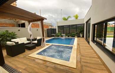 Imagem 3: Casa de condomínio no Alphaville Uberlândia sobrado a venda tem 350 metros quadrados com 3