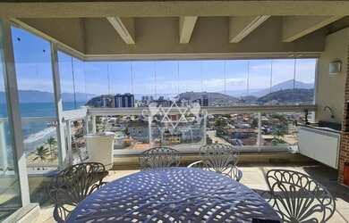 Imagem 2: Cobertura 4 dorms sendo 2 suítes e com piscina privativa, espetacular vista frente mar à v