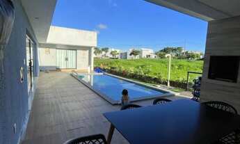 Imagem 2: Lindíssima casa térrea no Condomínio Reserva de Aldeia com Piscina, Espaço Goumert e 6 Sts