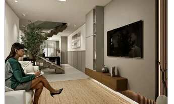 Imagem 3: Sobrado Geminado 3 Quartos com 1 Suíte e 100m² - Pagani - PLC