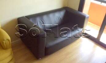 Imagem 7: Na região da Berrini, flat com excelente estrutura para quem quer morar ou fazer um bom in