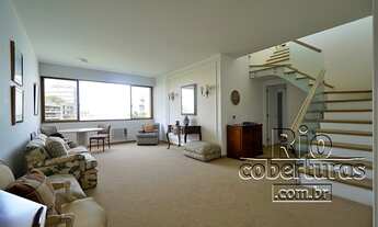 Imagem 3: Cobertura à venda no Leblon. RJ. Vista do mar e Cristo