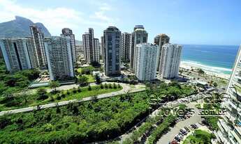 Imagem 2: Apartamento à venda no Atlântico Sul. Barra. RJ. Vista mar e Pedra da Gávea