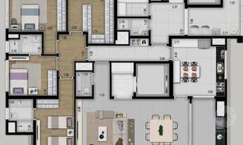 Imagem 6: Jardim Paulista: Apto. com 270 m² à venda, novíssimo, lazer completo!