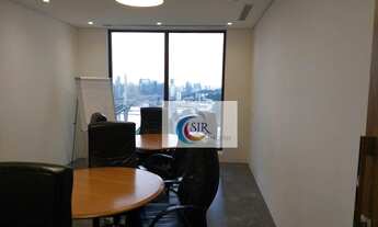 Imagem 5: Conjunto comercial de 109 m² com 4 vagas de garagem, recepção, 3 salas de reunião e 2 banh