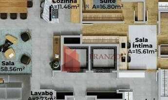 Imagem 2: Lançamento: COBERTURA com VISTA PANORÂMICA e 4 suítes no Bairro Fazenda em Itajaí