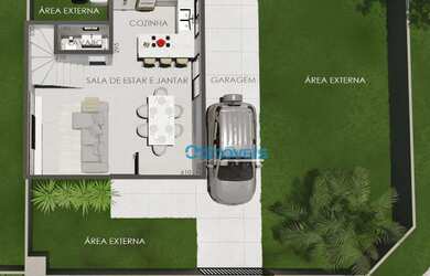 Imagem 9: Sobrado em condomínio com 3 dormitórios à venda, 109 m² por R$ 499.900 - Xaxim - Curitiba