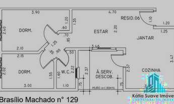 Imagem 3: Apartamento sem Condomínio para Venda em Santo André, Vila Príncipe de Gales, 2 dormitório