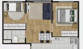 Imagem 5: Oportunidade no Cambuci em SP - 2 dormitórios com varanda, vaga e lazer completo!