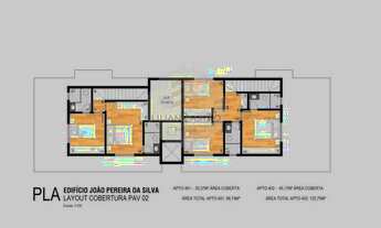 Imagem 5: Cobertura para Venda em Belo Horizonte, PAQUETÁ, 2 dormitórios, 1 suíte, 2 banheiros, 2 va