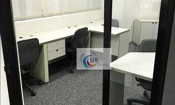 Imagem 7: Sala comercial mobiliada de 92,00 m² com 3 vagas de garagem- mobiliada