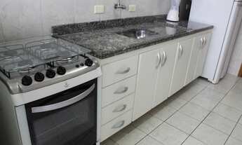 Imagem 6: A008- Aluguel para Temporada 1Dorm com Sacada Gourmet - Prédio frente ao mar