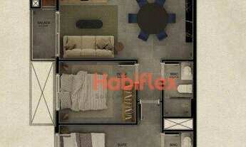 Imagem 2: Apartamento com 2 dormitórios à venda- Ribeirão da Ilha - Florianópolis/SC