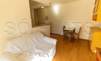 Imagem 3: Flat no Espaço Alpha para locação contendo 55m² , 2 dormitórios e 1 vaga de garagem