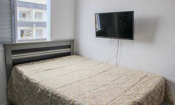 Imagem 7: M023-Aluguel para Temporada Apto 1Dorm lateral com vista para o mar Sacada Gourmet