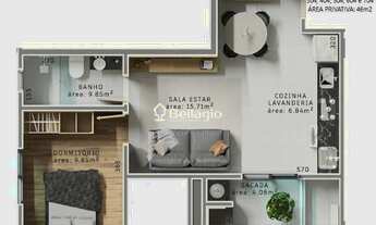 Imagem 4: Apartamento 2 dormitórios à venda Camobi Santa Maria/RS