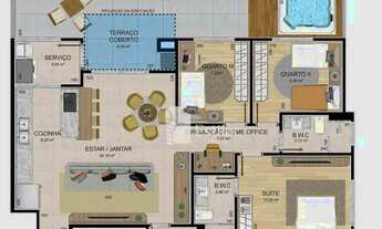 Imagem 6: Apartamento Garden com 03 quartos (01 suíte) e 02 vagas no Centro, São José dos Pinhais