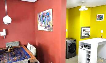 Imagem 7: Apartamento à venda todo mobiliado com dois dormitórios sendo uma suíte. Bairro Logradouro