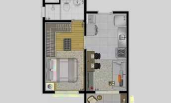 Imagem 7: Laguna by Zona Sul - opção de sacada - 1Dorm 26 à 31 m2 - opção de vaga