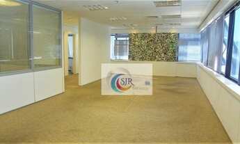 Imagem 2: Conjunto comercial 125,00m² com 2 vagas de garagem. Com divisórias, 2 banheiros e 1 copa