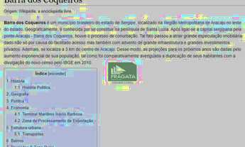 Imagem 5: ÁREA BARRA DOS COQUEIROS JATOBÁ