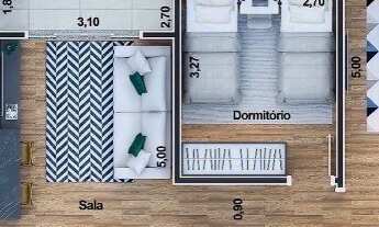 Imagem 2: Apto 76 m² na Jabuticabeiras - 347.000,00