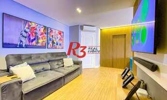 Imagem 2: Apartamento para venda possui 85 metros quadrados com 2 quartos em Gonzaga - Santos - SP