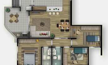 Imagem 2: Vendo Apto - 3 quartos (1 Suíte +- 2 quartos) 2 Vagas de Garagem - Zona 7 -Maringá-PR