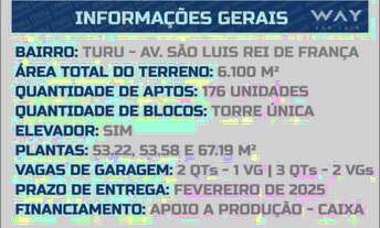 Imagem 2: Imóvel para venda tem 53 metros quadrados com 2 quartos em Turu - São Luís - MA