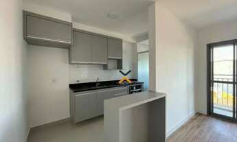 Imagem 2: Apartamento com 2 dormitórios para alugar, 60 m² por R$ 3.425/mês - Vila Assunção - Santo