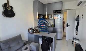 Imagem 2: Excelente apartamento na Barra, quarto e sala, porteira fechada, 29m2, 01 banheiro, 01 vag