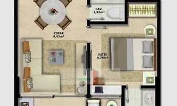 Imagem 3: Apartamento para Venda em Salvador, Alphaville I, 2 dormitórios, 2 suítes, 2 banheiros, 2