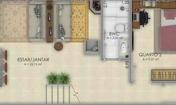 Imagem 5: Apartamento à venda, 81 m² por R$ 410.000,00 - Centro - Pinhais/PR