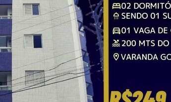 Imagem 6: Apartamento com 2 dormitórios à venda, 62 m² por R$ 249.000,00 - Mirim - Praia Grande/SP