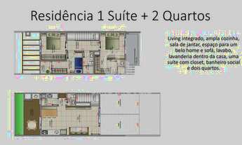 Imagem 3: Lançamento sobrados em condomínio com 3 dormitórios / 1 suíte no coração da Itoupava norte
