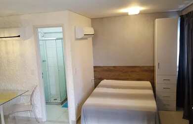 Imagem 5: Studio lindo e decorado, 27m2, mobiliado, no Beach Class Santa Maria