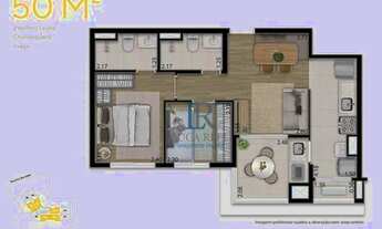 Imagem 3: Apartamento com 2 dormitórios à venda, 50 m² por R$ 478.190,00 - Vila Osasco - Osasco/SP