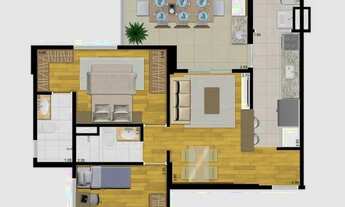 Imagem 2: Apartamento de 2 dormitórios, Varanda Gourmet e 1 Vaga na Vila Mariana