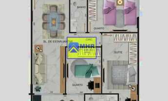 Imagem 3: Apartamento para Venda em Vitória, Jardim Camburi, 3 dormitórios, 1 suíte, 2 banheiros, 2