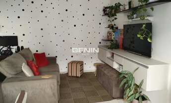 Imagem 6: Apartamento semi- mobiliado, dois dormitórios, vaga coberta no condomínio Village Toscana