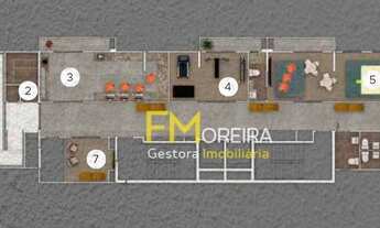 Imagem 4: Apartamento com 1 dormitório à venda, 46 m² por R$ 332.990,84 - Boqueirão - Praia Grande/S
