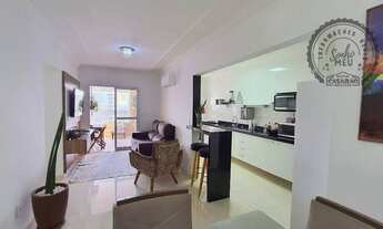 Imagem 2: Apartamento com 2 dormitórios à venda, 53 m² por R$ 510.000 - Boqueirão - Praia Grande/SP