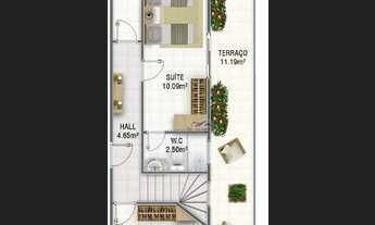 Imagem 2: Lançamento no Canto do Forte a 100 metros da praia com 3 suites e 2 vagas privativas e laz