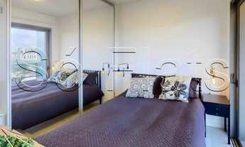 Imagem 4: Flat de alto padrão com 45m² no bairro de Pinheiros ao lado do Shopping Iguatemi. Luxo ext