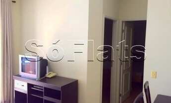 Imagem 6: Na região da Berrini, flat com excelente estrutura para quem quer morar ou fazer um bom in