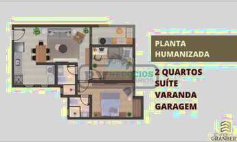 Imagem 6: [ADI][ Apartamento para venda possui 52 metros quadrados com 2 quartos em Granbery